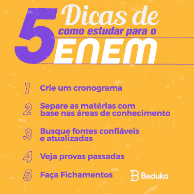 Como Estudar Para O Enem Veja Dicas Que V O Te Ajudar