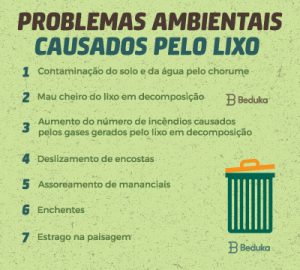 Quais são os Problemas ambientais causados pelo lixo Origem e impacto