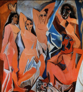 As damas d’Avignon de Pablo Picaso exercícios de vanguarda europeia