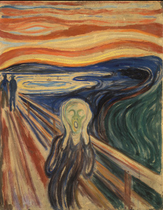 O Grito de Edvard Munch questões de vanguarda europeia