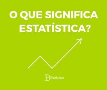 o que é estatística