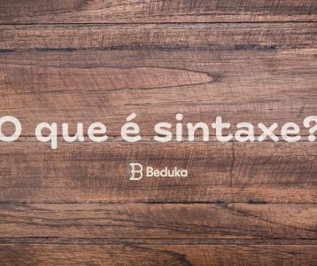 O que é Sintaxe