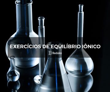 Exercícios de Equilíbrio Iônico -
