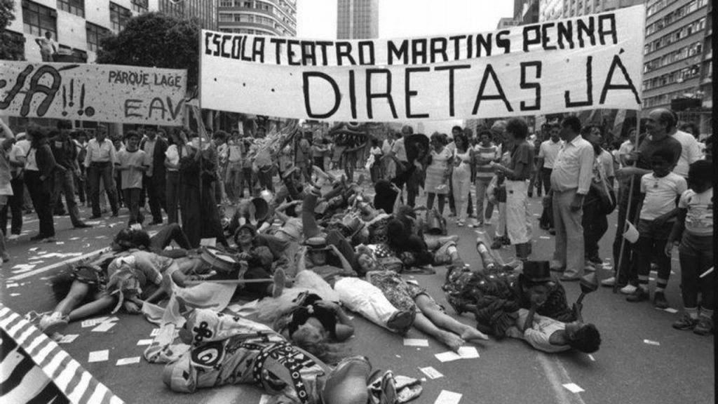 movimento Diretas Já -Exercícios sobre Ditadura Militar