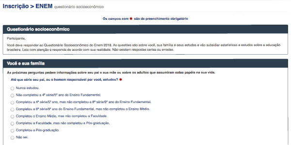 Como e quando fazer a inscrição no Enem