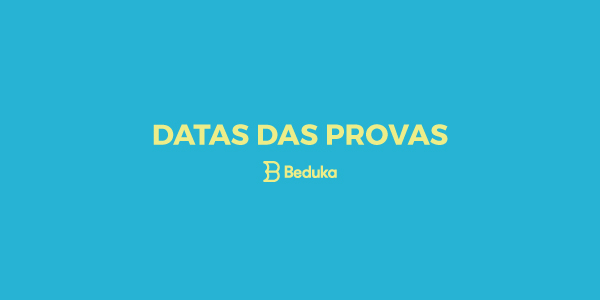 datas das provas