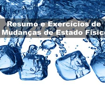 Exercícios de Mudanças de Estado Físico