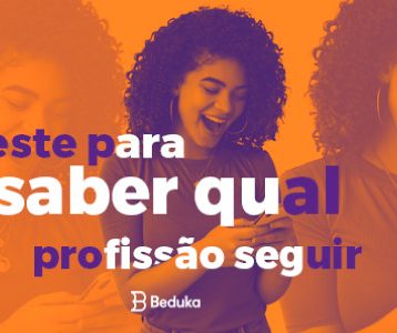 Jovem realiza teste para saber qual profissão seguir