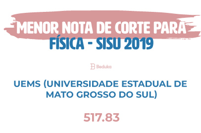 Menor Nota de Corte Física