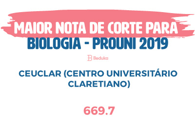 Maior Nota de Corte Biologia