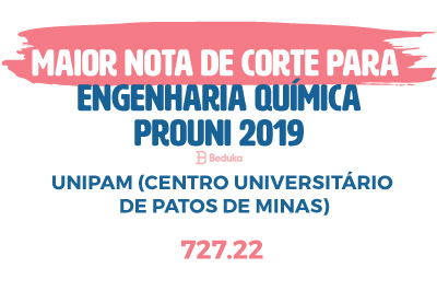 maior nota de corte engenharia química