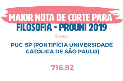 maior nota de corte filosofia