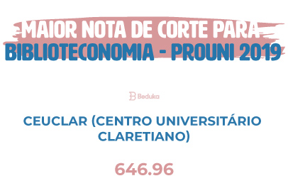 Maior Nota de Corte Biblioteconomia