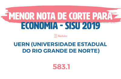 menor nota de corte economia