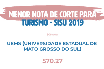 Menor Nota de Corte Turismo