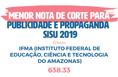 menor nota de corte publicidade e propaganda