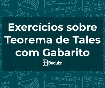 EXERCÍCIOS SOBRE TEOREMA DE TALES