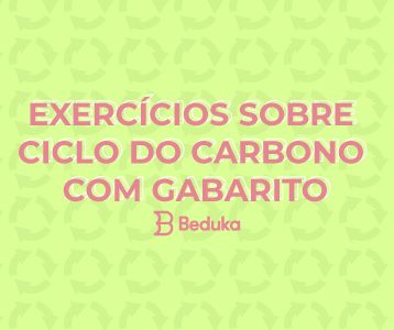 Exercícios sobre Ciclo do Carbono