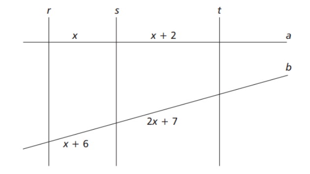 Exercícios-sobre-teorema-de-tales-da-CEFET-mg-2014