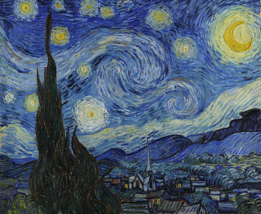 "Noite Estrelada", de Van Gogh