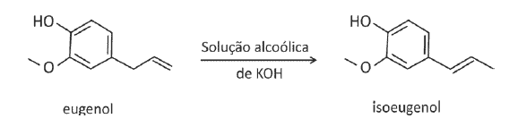 eugenoel em solução alcoolica para isoeugenol