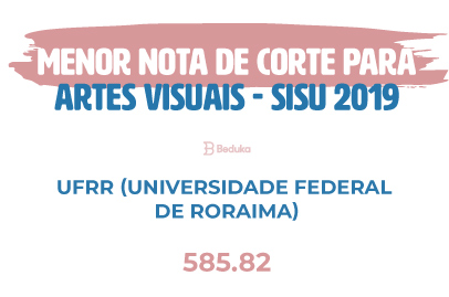 Nota de Corte Artes Visuais