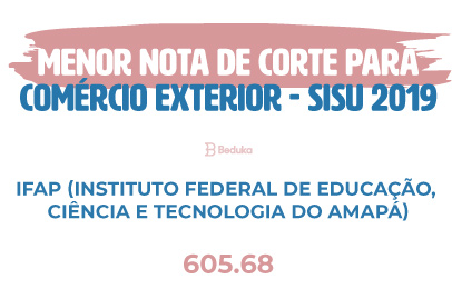 Nota de Corte Comércio Exterior