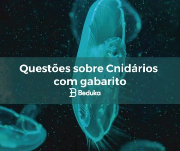 Questões sobre Cnidários com gabarito