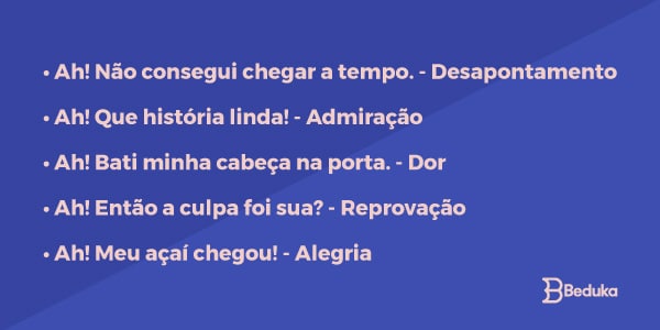 Interjeição para o mesmo sentimento