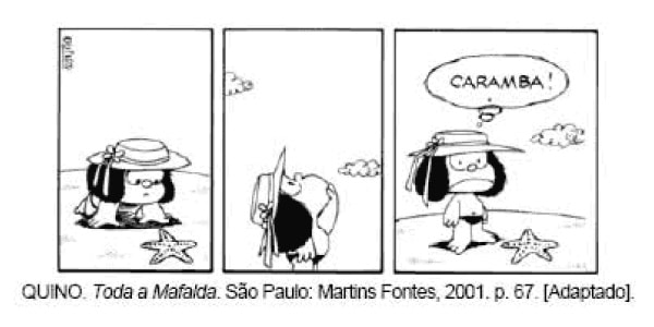 Tirinha sobre Animais Invertebrados