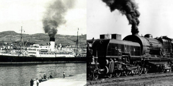 Locomotiva-e-barco-a-vapor-invenções-da-revoluçao-industrial