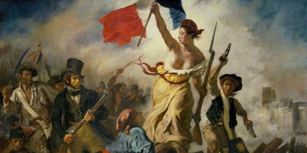 A Liberdade guiando o Povo de Eugène Delacroix