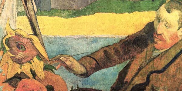 Paul Gauguin Vincent Van Gogh pinta girassóis