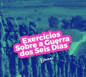 exercícios sobre guerra dos seis dias