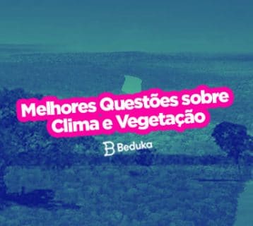 questões sobre clima e vegetação