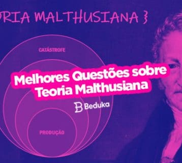 questões sobre teoria malthusiana
