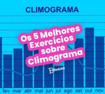 Exercícios sobre climograma