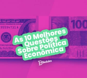 questões sobre política econômica