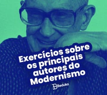 exercícios sobre os autores do Modernismo