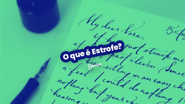 Uma das características deste poema, além da composição em versos e  estrofes, é A) a introdução sobre o 