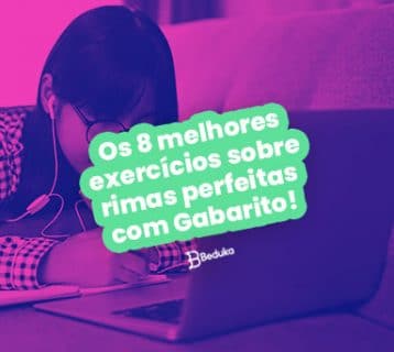 Os 8 melhores exercícios sobre rimas perfeitas com Gabarito (1)