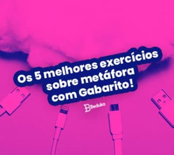 Os 5 melhores exercícios sobre metáfora com Gabarito! (1)