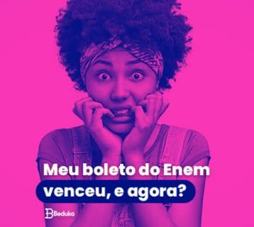 Meu boleto do Enem venceu, e agora