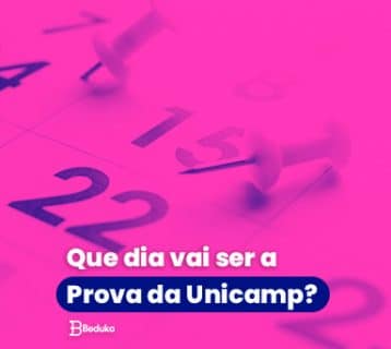 Que dia vai ser a prova da Unicamp?