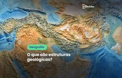 O que são estruturas geológicas